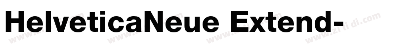 HelveticaNeue Extend字体转换